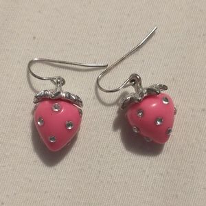 Strawberry Drop Earrings